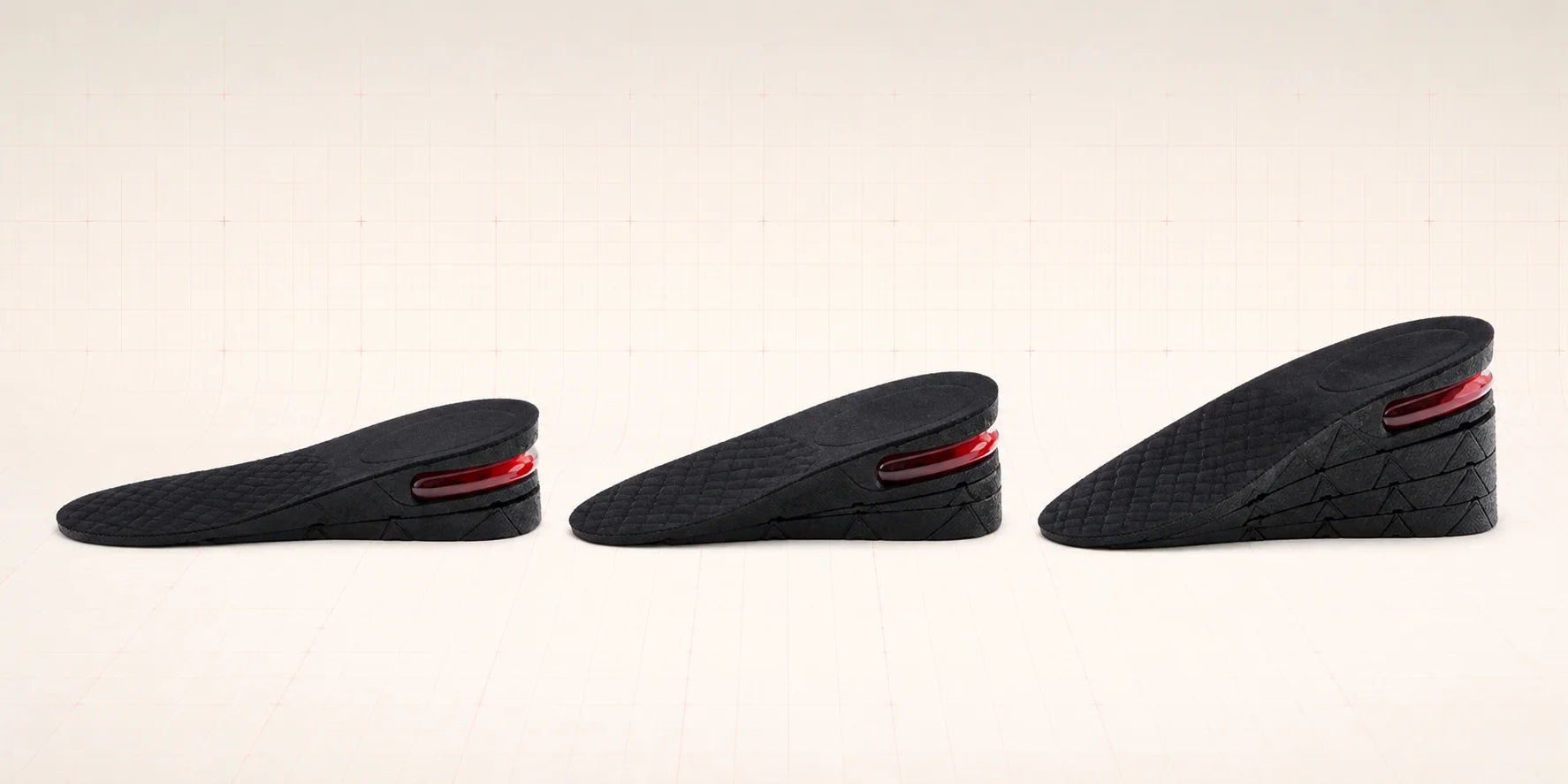 The three GainCM height configurations
